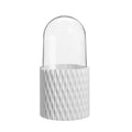 Makeup Brush Holder Dustproof & Waterproof 360 Rotating Cosmetics Make Up Brush Organizer Storage With Lid For Vanity